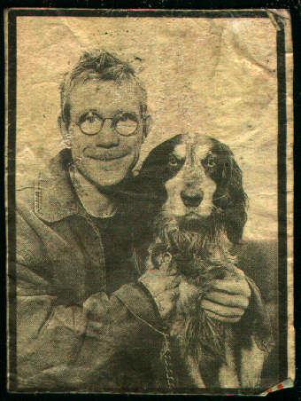 Dean Riches and his dog Snicker